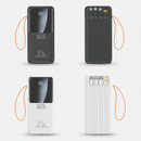 Powerbank carga rápida + 4 cabos